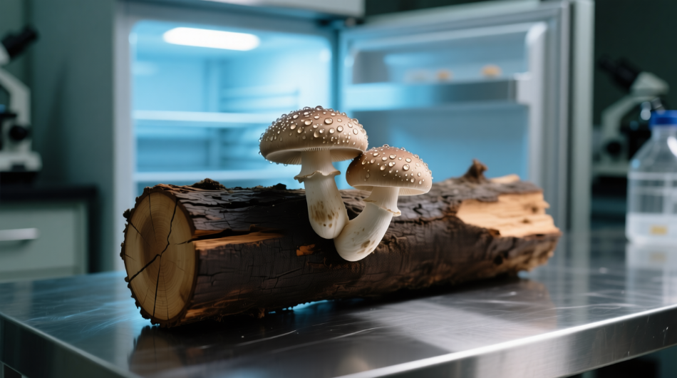 Pourquoi utiliser un choc thermique pour induire la fructification des champignons ?